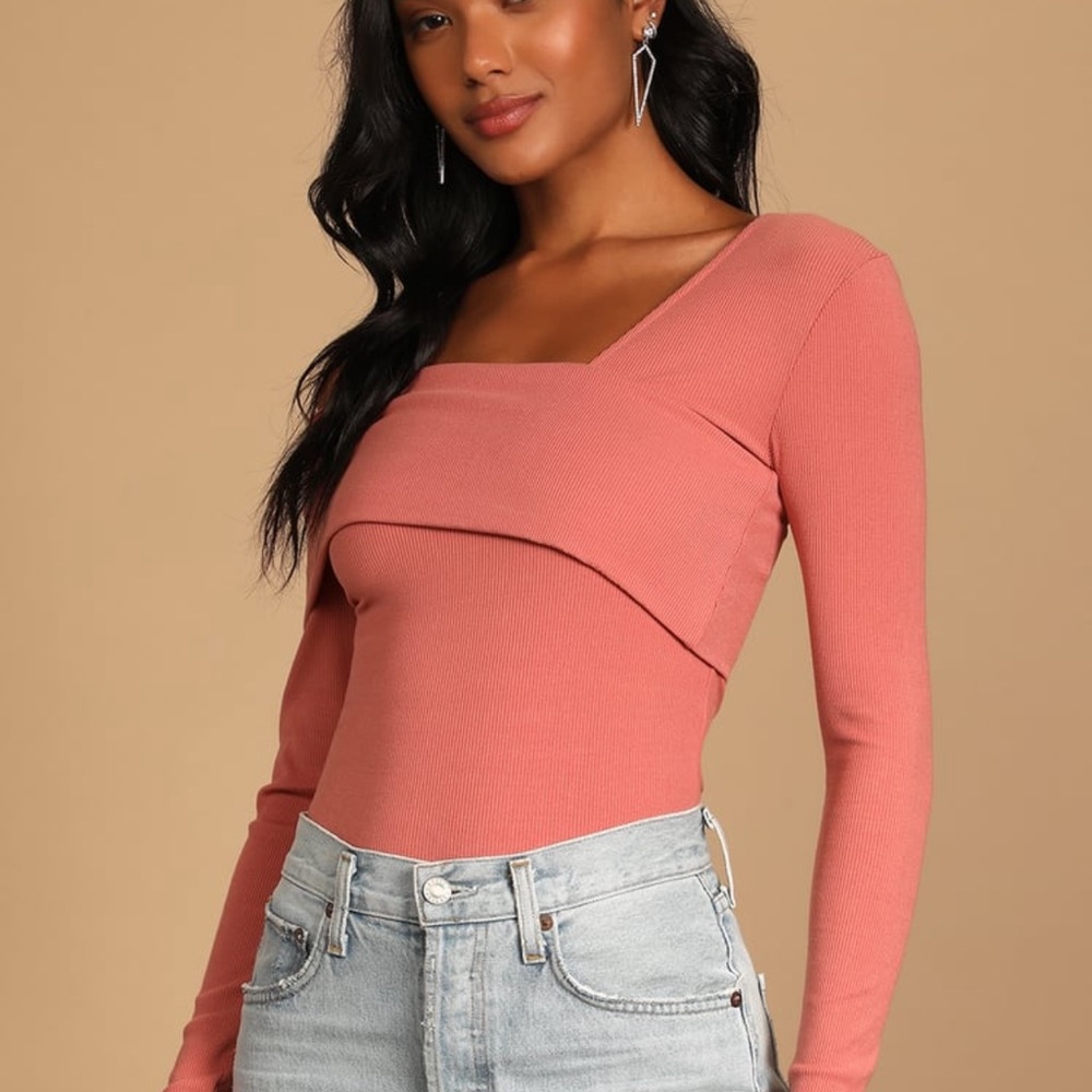 Ribbed Long Sleeve Top